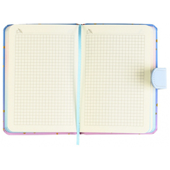 
          Ежедневник Basir на магните, формат А6, серия "Notes & Ideas", ПВХ переплет с напылением, 14.5*10 см, 112 листов, ассорти
