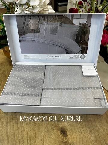 Постельное белье Gelin Home MYKANOS серый