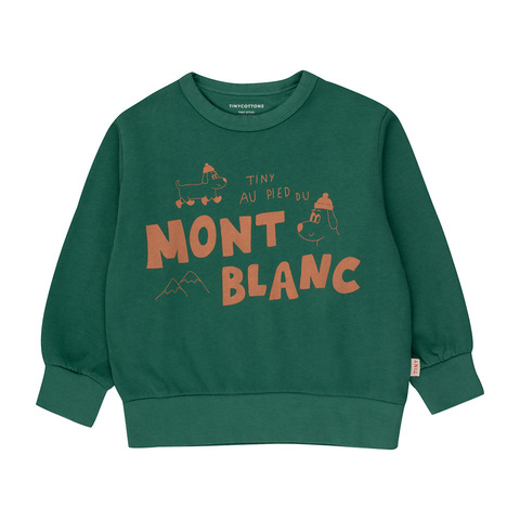 Свитшот Tinycottons Mont Blanc Green