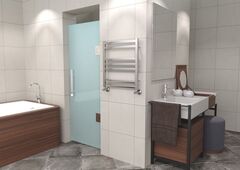 Полотенцесушитель водяной Lemark Bellario - LM68607 (П7 500x600)