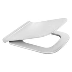 Berges 018203 сиденье для унитаза Quad slim SO duroplast , slim микролифт, быстросъём, металл фото