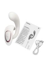 Белый вибратор для G-стимуляции G for Goddess 1 - 