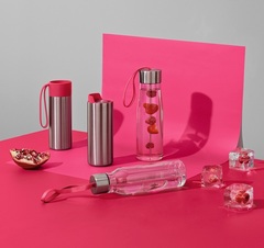 Бутылка для воды myflavour 750 мл розовая