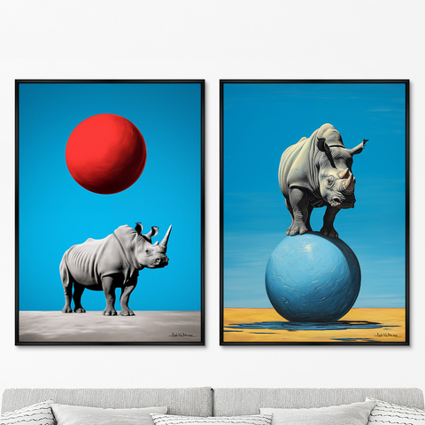 ArtNoMore - Набор из 2-х репродукций картин на холсте Vibe collection, The Lightness, 2024г.