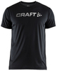 Футболка беговая Craft Prime Run Logo Black мужская