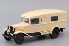 GAZ-55 sanitary ambulance beige 1:43 DeAgostini Auto Legends USSR #249