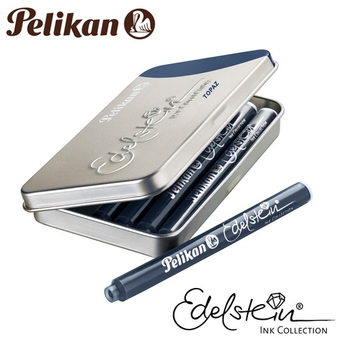 Картридж с чернилами Pelikan Edelstein EIVT6, International Long, Topaz (339655)