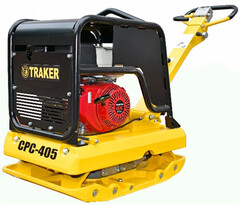 Виброплита реверсивная TRAKER CPC-405-H гидравлика - [420 кг / 50 кН / Honda GX390] руч. старт