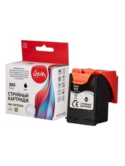 Струйный картридж Sakura 3YM61AE (№305 Black) для HP DeskJet 2710, 2120, 2721, 2722, 2723, 2724; DeskJet Plus 4110, 4120, 4122, 4130; ENVY 6010, 6020, 6022, 6030, 6032, 6034; ENVY Pro 6420, 6422, 6430, 6432, пигментный тип чернил, черный, 10,6 мл., 2