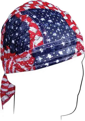 Бандана ZANHeadgear Полиэстер Wavy American Fl ZX265