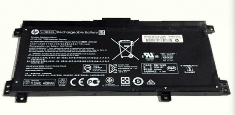 Аккумулятор для HP 15-BP 15-BQ (11.55V 4600MAH) ORG PN LK03XL, HSTNN-UB7I, TPN-W127, TPN- W128