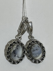 Колета (серьги из серебра)