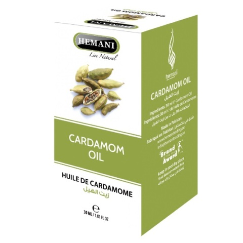 CARDAMOM OIL, Hemani (Масло КАРДАМОНА, Хемани), 30 мл.