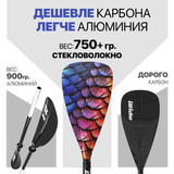 Весло (стекловолокно) EasyRider Dragon Scale три секции - Аксессуары для сап досок | iRide shop фото 6