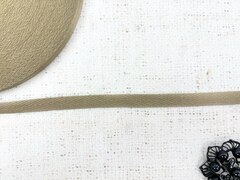 Лента киперная, хлопок, ш. 1 см, бежевый