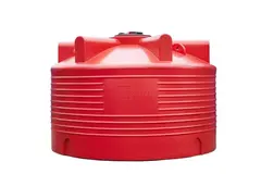 Емкость цилиндрическая транспортная Пластерра PT VLTS 3000 л. (3400 л.) вертикальный (2000x2000x1420см;красный) - арт.560122