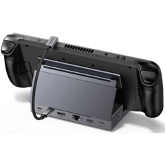 USB-хаб UGREEN CM800 (55733) 9-in-1 1*USB-C&1*DP&1*USB-C&3*USB-A& 1*RJ45& 1*SD Card Slot&1*TF Card Slot Hub, серый космос