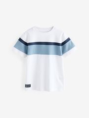 Футболка для мальчика Next E45-681, Белый, Синий
