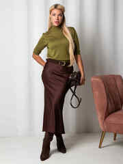 Юбка Калла (горький шоколад)