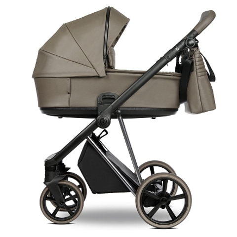 ROAN Коляска 2 в1 Sol Luxury короб + прогулка leather/Rum Raisin/Nickel