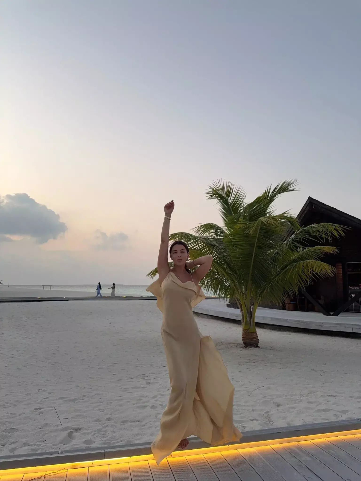 Платье Farfalla, Песочный