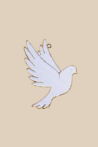 Елочная игрушка Голубь