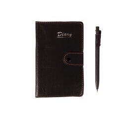 
          Ежедневник с авторучкой, 9,5 см * 15,0 см, 7БЦ, Alingar, иск. кожа, клапан на кнопке, 80 л., клетка