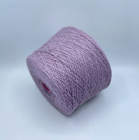 Filati Venezia (пр.Италия),art-Seta Bourette, 2/90 450/100гр, 100% Буретный шелк, цвет-Черника со сливками, арт-36671