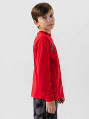 270004C-15 Пижама для мальчика (футболка с длинным рукавом, брюки), Красный