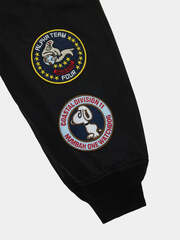 Бомбер Alpha Industries CWU 36/P Relaxed Patched Black (Черные)