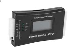 Тестер блока питания ЖК-дисплея 20+4 Pin для ATX, ITX, BTX, PCI-E, SATA, HDD