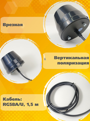 Сотовая антенна врезная широкополосная 5G Триада-5096