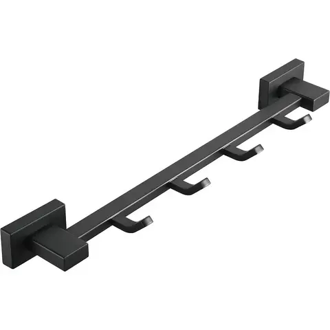 Планка с 4-я крючками BELZ B90315-4, черный