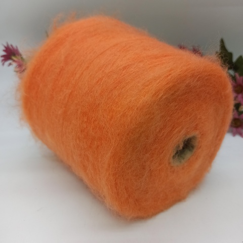 Кид мохер арт Aurora фабрика Ilaria 1000м/100гр Оранжевый 005018