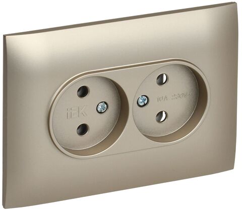 SKANDY Роз. 2-я без з/к/ш 10А в сб. SK-R10Sh шамп. IEK