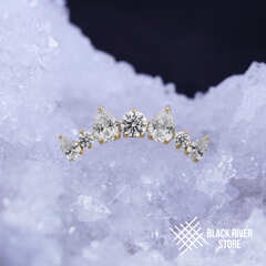 Diadem Crystal PVD Yellow