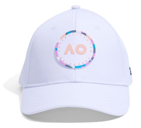 Теннисная кепка Australian Open Adults Round Logo Cap (OSFA) - white