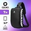 Картинка рюкзак однолямочный Ozuko 9281 black - 1
