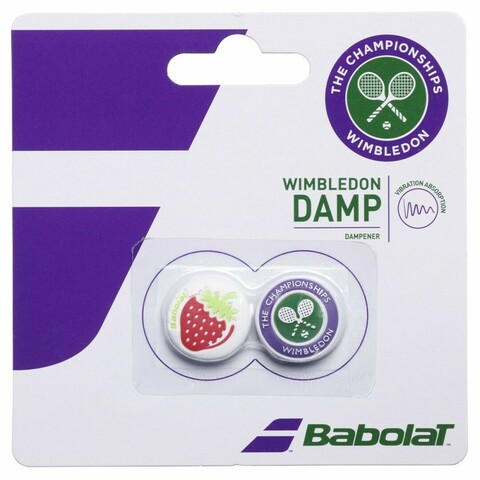 Виброгаситель теннисный Babolat Wimbledon Dampener 2P - strawberry/wimbledon logo
