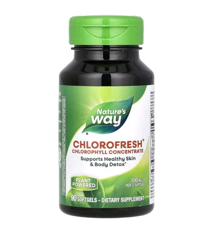 Nature's Way, Chlorofresh, концентрированный хлорофилл, 90 мягких таблеток