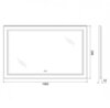 BelBagno SPC-KRAFT-1200-800-LED-TCH-WARM Зеркало в алюминиевой раме со встроенным светильником, сенсорным выключателем и подогревом, SPC-KRAFT-1200-800-LED-TCH-WARM, 1200x32x800 мм