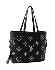 Сумка Louis Vuitton Neverfull MM черный/бежевый