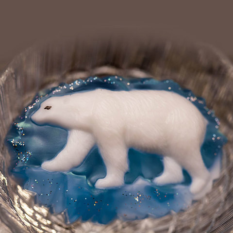 Форма для мыла Белый медведь