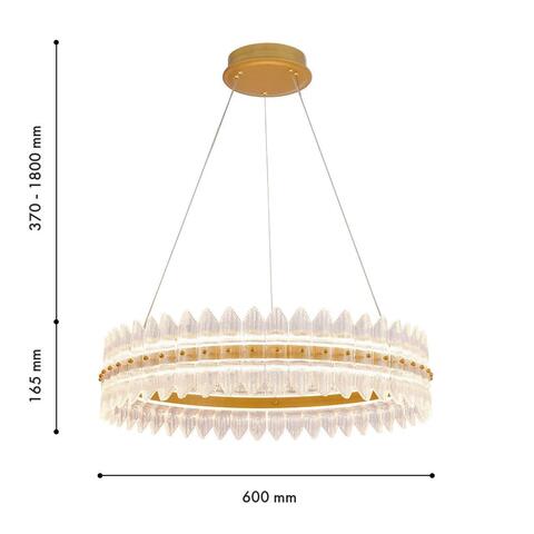Подвесная светодиодная люстра Favourite Mirabella 4754-7P