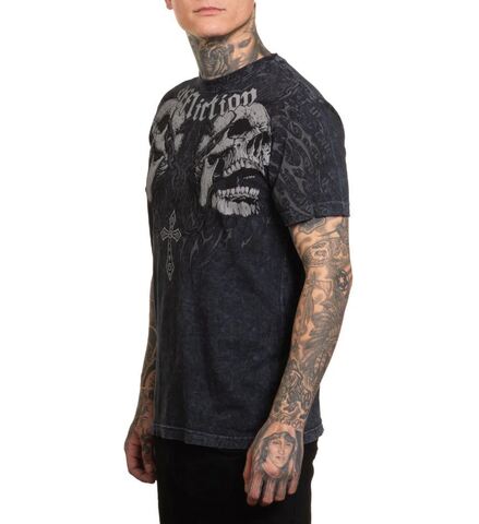 Affliction | Футболка мужская Decimation Tee A27282 слева