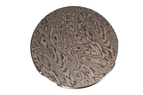 Стол журнальный круглый 110х32см Garda Decor серый