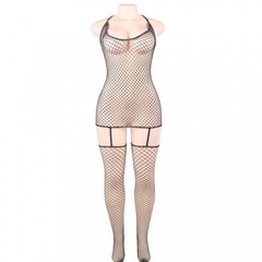 Платье-сетка с чулками (размер М)