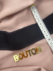 Подвяз трикотажный черный 0,84 м, ширина 4 см