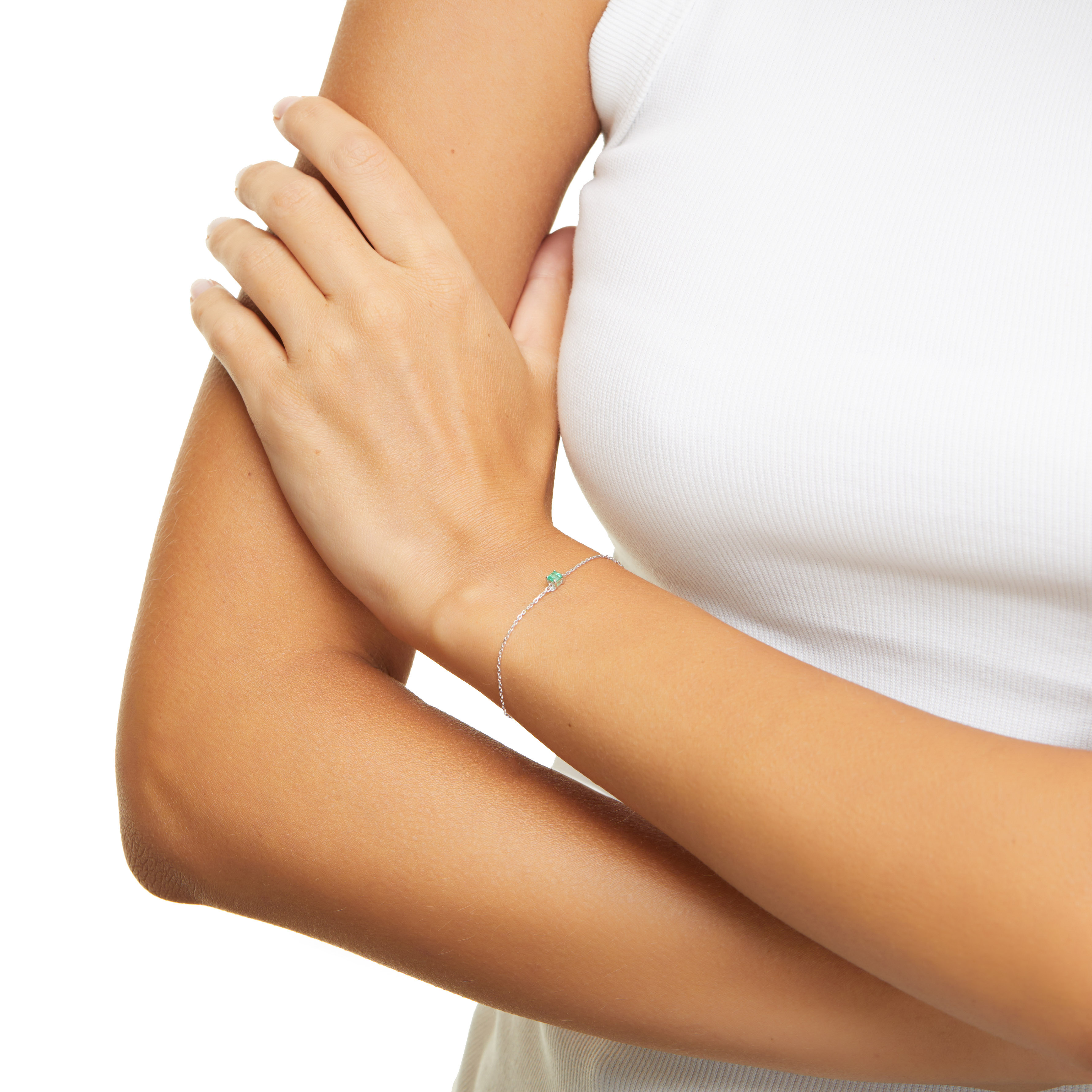 Браслет Fine Line Bracelet – Emerald