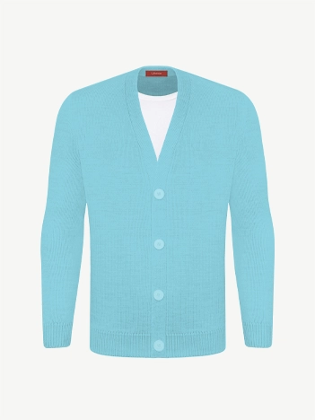 Кардиган с пуговицами из экохлопка